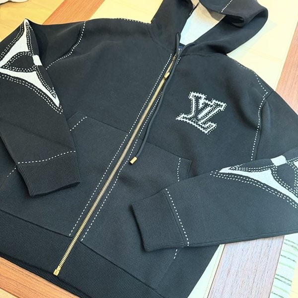 新作限定♪ルイヴィトン ジップ コットンパーカー 激安 1afxkw