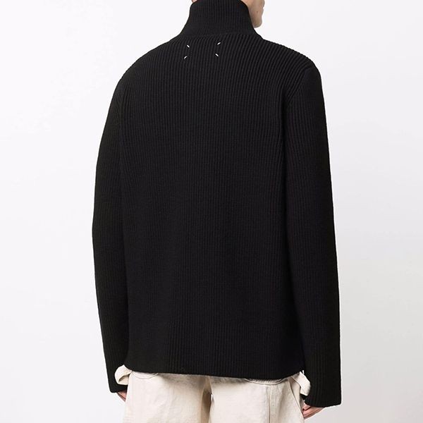 ドライバーズニット マルジェラ 偽物☆ブラック&ブルー si1ha0013