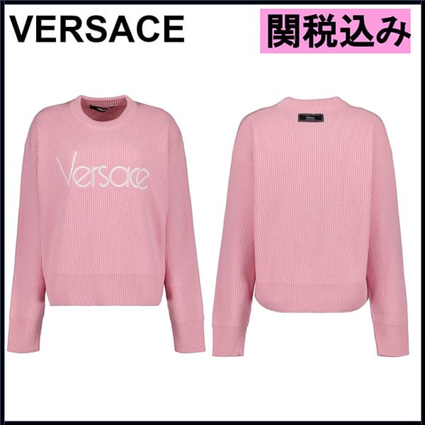 【関税・送料込】ヴェルサーチ スーパーコピー リブニットセーター fsz32155