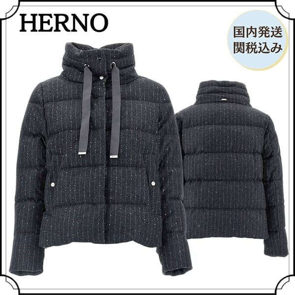 ヘルノ ピンストライプ ダウンジャケット スーパーコピー hn21115