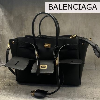バレンシアガ コピー bel air small ショルダー バッグ レザー ロゴ bl09271