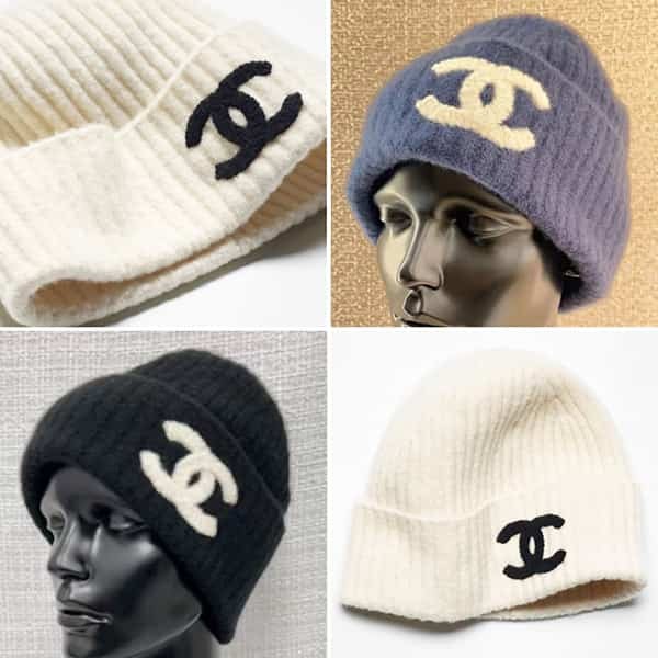セール新作シャネル ニットキャップ カシミヤ & シルク aaa590 b18531 10800