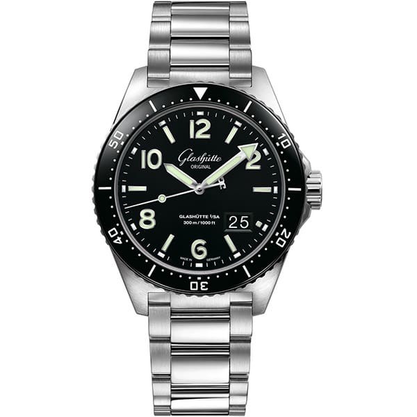 グラスヒュッテオリジナル コピー seaq パノラマデイト 1-36-13-01-80-70