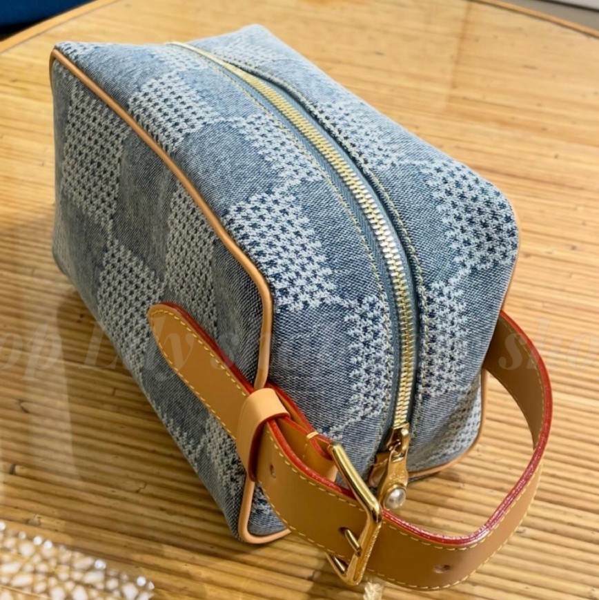 2024SS デニム メンズに人気 ルイヴィトン偽物 ロッカー ドップ・キット 青 N40753