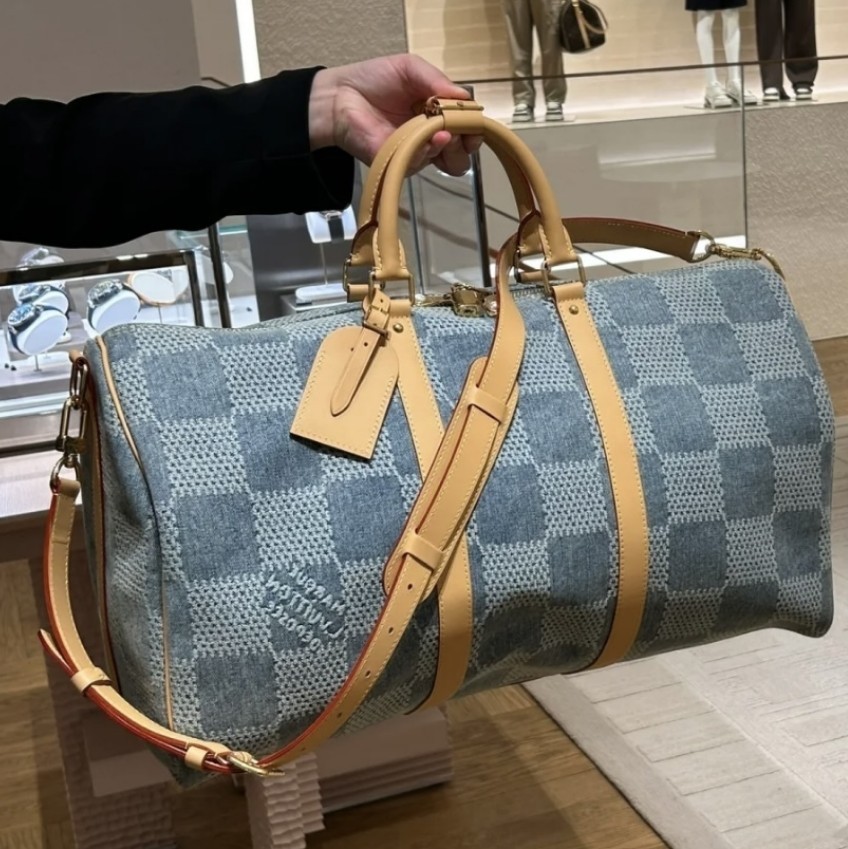 【プチ旅行にぴったり♪】ルイヴィトン スーパーコピー ボストンバッグ デニム N40739