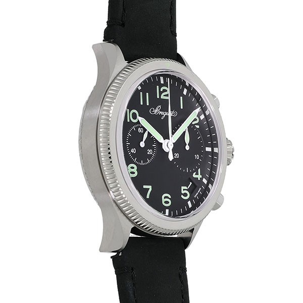 ブレゲ タイプ20 クロノグラフ コピー 2057 2057ST/92/3WU ブラック メンズ
