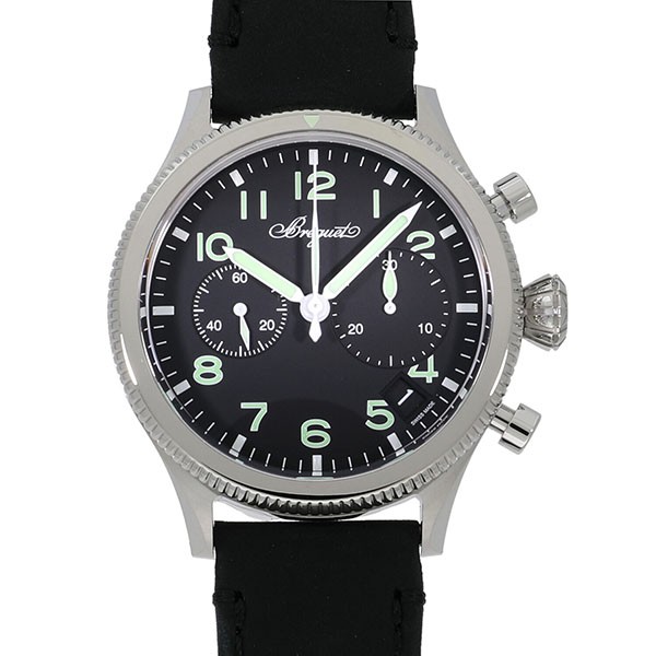 ブレゲ タイプ20 クロノグラフ コピー 2057 2057ST/92/3WU ブラック メンズ