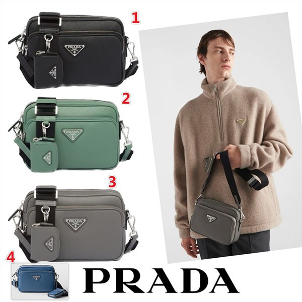 プラダ サフィアーノレザーショルダーバッグ コピー 2VH170_9Z2_F0002_V_OOO