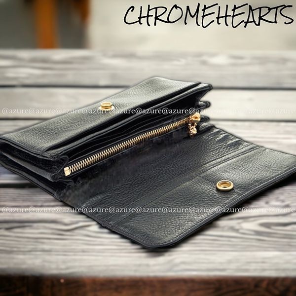 クロムハーツ スクロール 偽物 ch judy wallet with 22k ch plus&scroll
