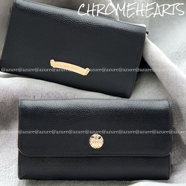 クロムハーツ スクロール 偽物 ch judy wallet with 22k ch plus&scroll