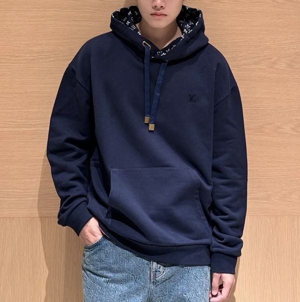 争奪戦☆ルイヴィトン カジュアルな フーディ コピー モノグラム ブルー 1agjzt