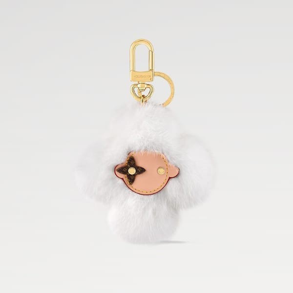 完売必至のカラークリスマス限定2024★ルイヴィトン ヴィヴィアン ファーキーホルダー 偽物 4色 m00894