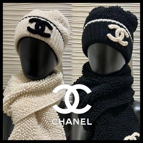 モコモコが可愛すぎる◎【シャネル】ニットキャップ 偽物 cc11302