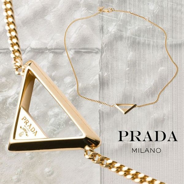 【プラダ】ゴールド メタル ネックレス スーパーコピー pd12241