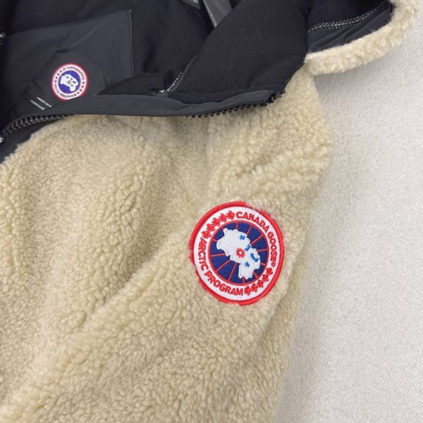カナダグース オーバー サイズ パイル フリース コピー ジャケット w24121201