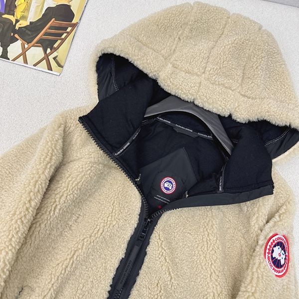 カナダグース オーバー サイズ パイル フリース コピー ジャケット w24121201