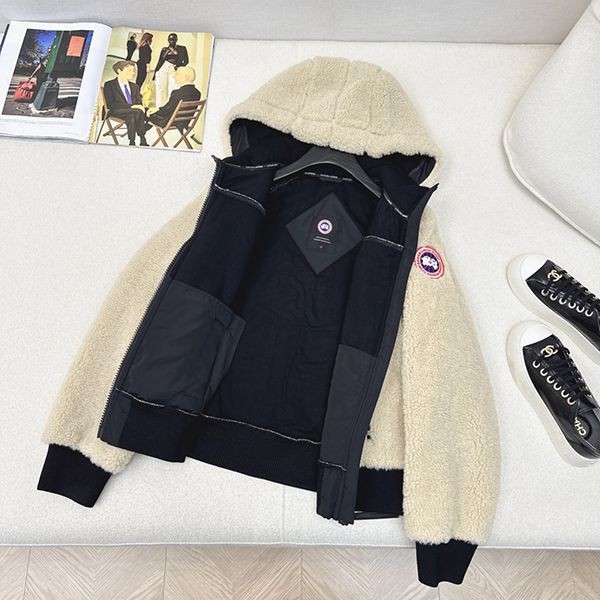 カナダグース オーバー サイズ パイル フリース コピー ジャケット w24121201