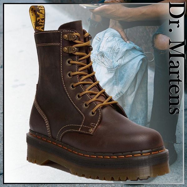 ヴィンテージ ドクターマーチン JADON 8ホール 厚底ブーツ w24123101