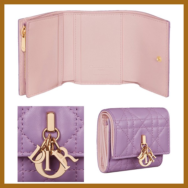 ディオール Hibiscus ジップウォレット 折りたたみ財布 コピー S6023OBWS_M915