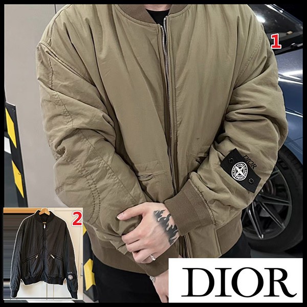ディオール ストーンアイランド コラボ ボンバージャケット 493C401A6263_C878