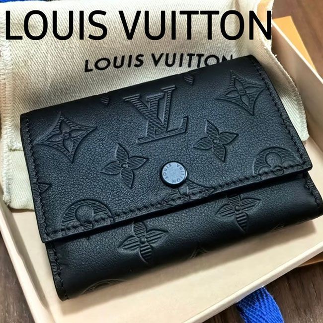ルイヴィトン ヴィクター・ウォレット ミニ財布 コピー 黒 M12635