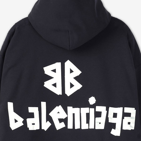 [一番信用]関税負担なし☆バレンシアガ Ripped Pocket パーカー コピー フーディ 744441 TQVQ9 1073