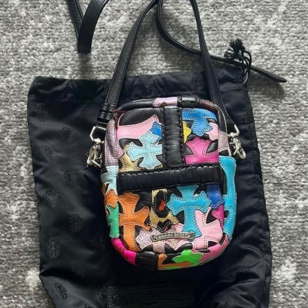 【お洒落★】クロムハーツ taka mini タカミニ クロスパッチ 偽物 マルチカラー 121815