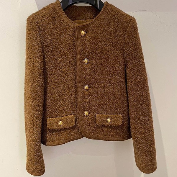 セリーヌ ツイード チェルシージャケット ウール 偽物 cl2001525