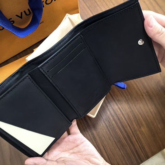 ルイヴィトン ヴィクター・ウォレット ミニ財布 コピー 黒 M12635