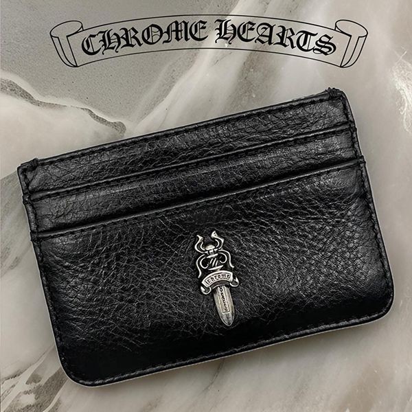 特別価格！†クロムハーツ†超希少品†ダガー カードウォレット 偽物 ch12178