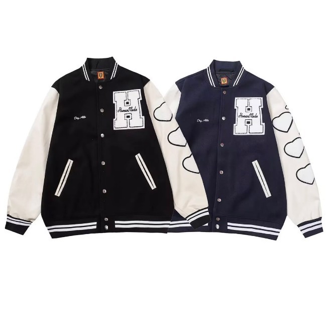 ヒューマンメイド アウターウェア メンズ レザースリーブコート 25011301