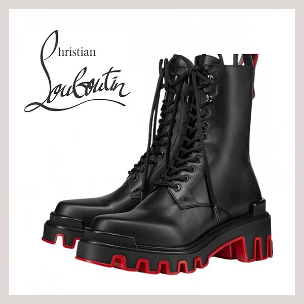 【奇跡の再入荷！即発送】クリスチャンルブタン コピー Dune Trott Alta レースアップブーツ lbt000052