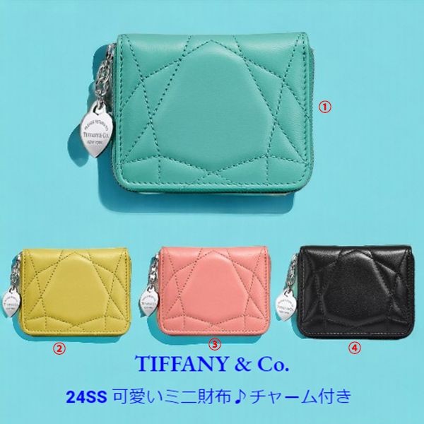 【スタイリッシュ♪】リターン トゥ ティファニー 偽物 ハートプレートロゴ ミニ財布 tf01152