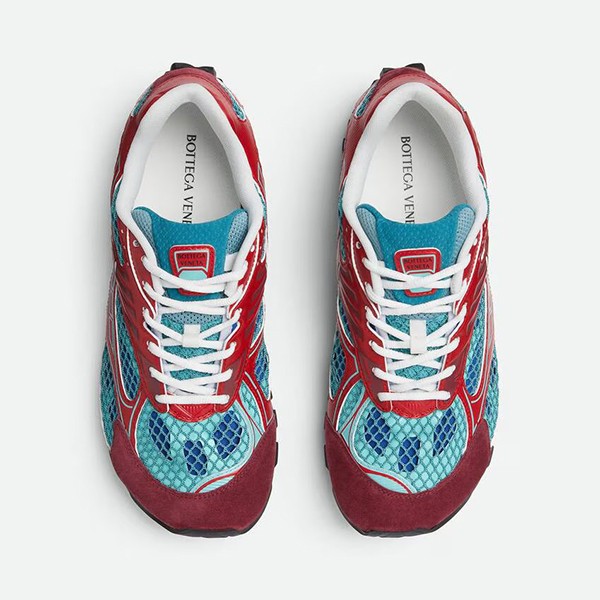 【関税・送料込】ボッテガヴェネタ スエードとメッシュの◆オービット スニーカー 偽物 3色 bv112001