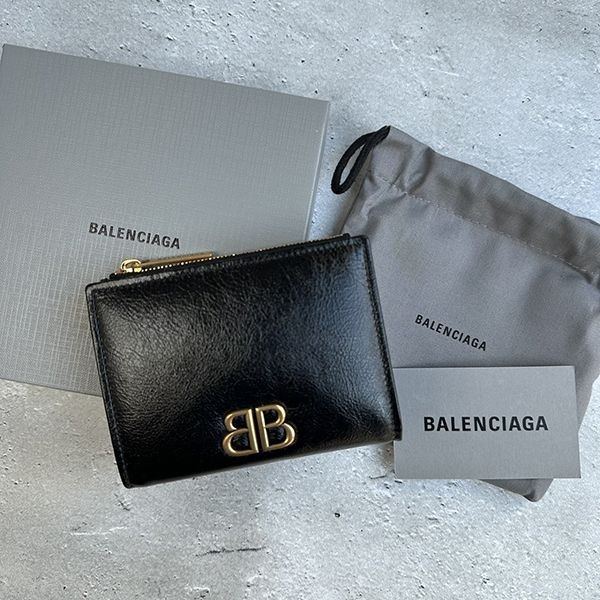 N級品バレンシアガ MONACO 偽物 バイフォールド ウォレット 7924122AAXB1000