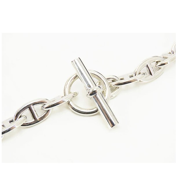 エルメス シェーヌダンクル GM ネックレス ペンダント チョーカー シルバー925 25021301