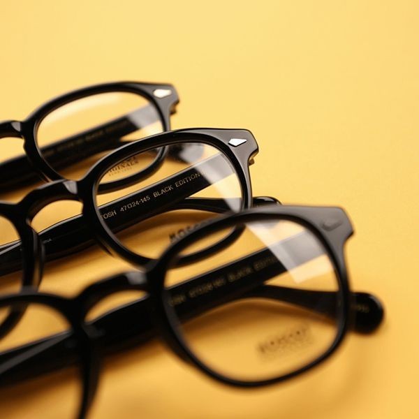 芸能人多数愛用 モスコット メガネ レムトッシュ 偽物 ブラック 52 25022201