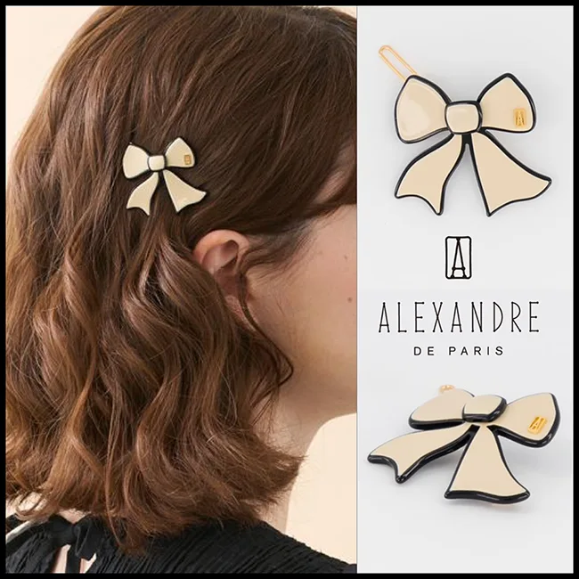 アレクサンドルドゥパリ 偽物 可愛い リボン ボールピン ATB-18365-02S