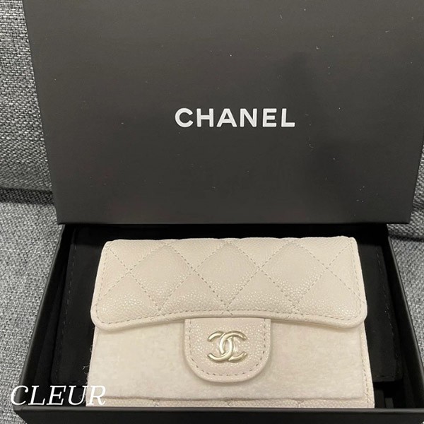 【上品/ユニセックス☆】シャネル 名刺入れ カードケース コピー ホルダー キャビア AP0214