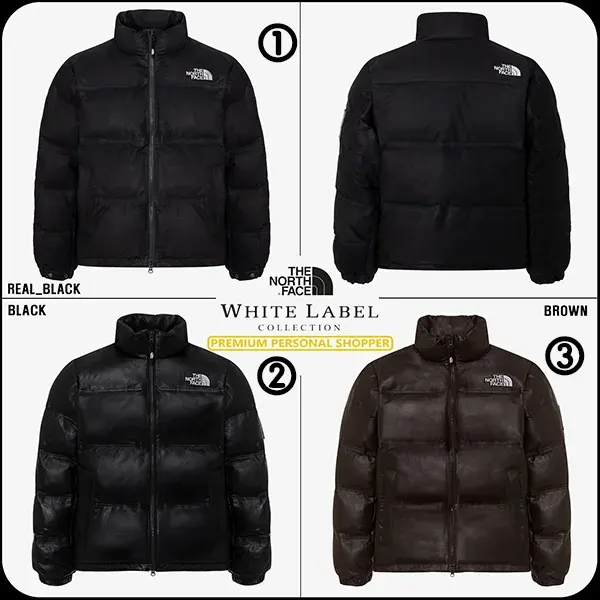 一目惚れアイテムノースフェイス レザー ヌプシダウンジャケット コピー (RDS) ショートダウン NJ1DQ57J