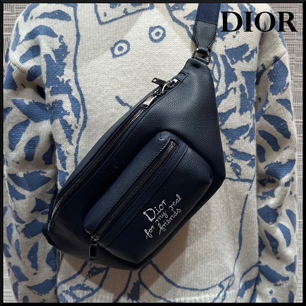 完売色あり！ディオール AND HYLTON NEL Rider 2.0 ベルトバッグ 偽物 1ESBO077FRY_H56E