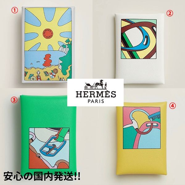 エルメス カルヴィ 偽物 Duo"Le Lever" カードホルダー 財布 h02063