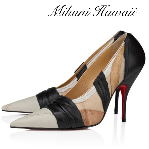 ★メゾン マルジェラ x クリスチャン・ルブタン コピー★Martinloulaパンプス 1250915BK01