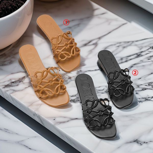 ロエベ ペタル アナグラム スライド サンダル 偽物 LLSP465X08