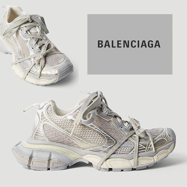 【 バレンシアガ 】3XL スニーカー コピー ライトベージュ 734734W3XL49191