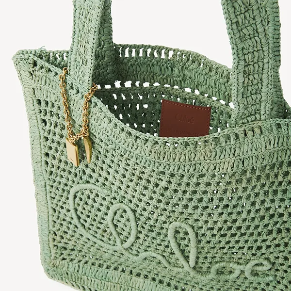 クロエ かごバッグ 偽物 ラフィア製SUMMER BANANAトートバッグ cl253281