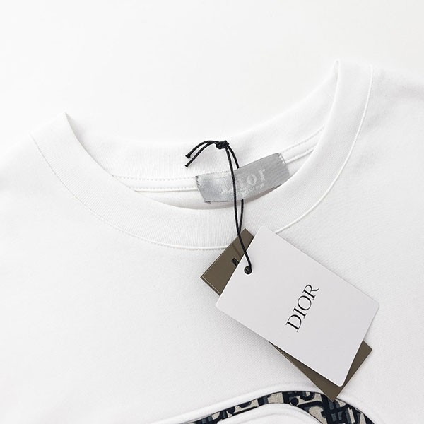 ディオール 半袖 コットン ロゴ Tシャツ パロディ 2色 w25030401