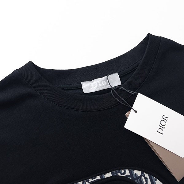 ディオール 半袖 コットン ロゴ Tシャツ パロディ 2色 w25030401