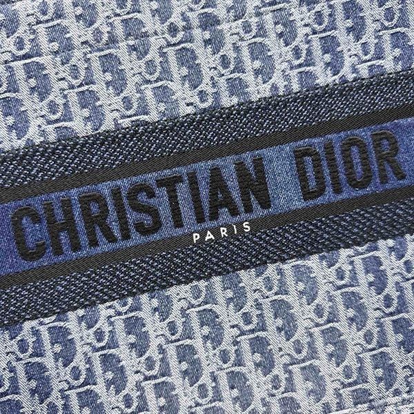 ディオール ブックトート n級品 ミディアム デニム オブリーク w25030501