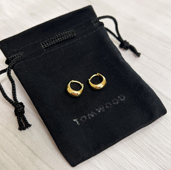 トムウッド スーパーコピー Ice Huggies Gold ミニ フープピアス 25031503